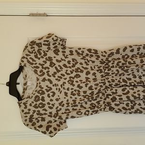 Old Navy cheetah print dress Size Small
